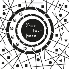 abstract black and white background