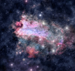 Fototapeta na wymiar Cosmic nebula