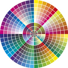 Vector Color Chart for marketing and advertising