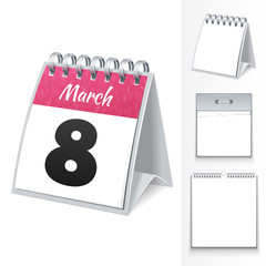 March 8 calendar