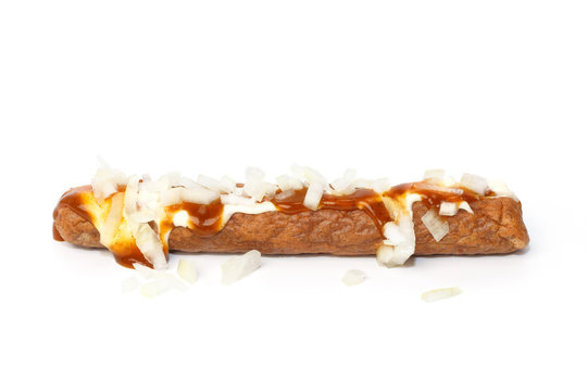 Frikandel speciaal, a Dutch fast food snack