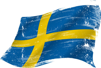 Swedish grunge flag