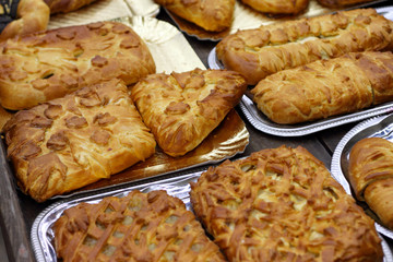 Various kinds of pies