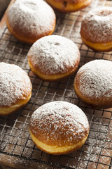 Homemade Raspberry Polish Paczki Donut