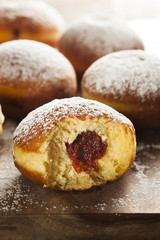 Homemade Raspberry Polish Paczki Donut