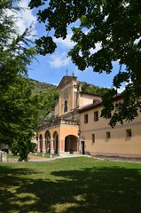 Fototapeta na wymiar Monastère de Saorge, ancien couvent des franciscains