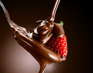 fragole e cioccolato