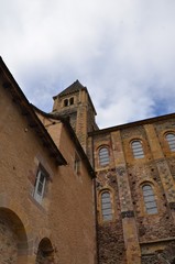 Fototapeta premium Village de Conques, Abbatiale Sainte-Foy