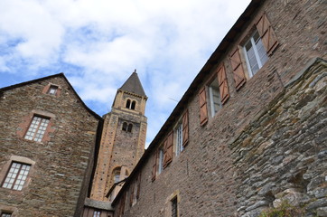 Fototapeta na wymiar Conques, Abbey Sainte-Foy