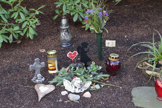 Grabschmuck;-Grableuchte;-Engel;-Herz