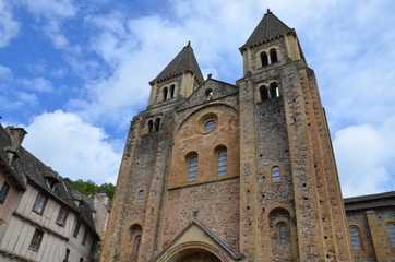 Fototapeta na wymiar Conques, Abbey Sainte-Foy