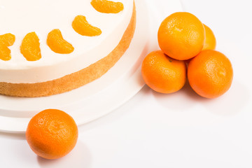 Torte - Käsesahne mit Mandarinen