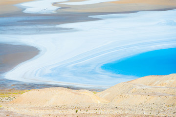Fototapeta na wymiar Salt lake in Death Valley