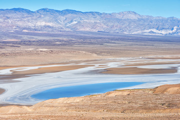 Salt lake in Death Valley