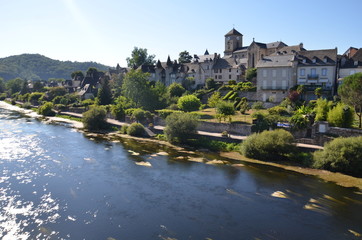 Ville d' Argentat en Corrèze