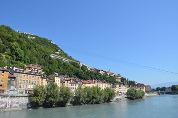 La Bastille, Grenoble, vue générale