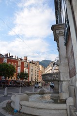 Fototapeta na wymiar Śródmieście Grenoble