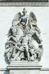 La Résistance Sculpture on Arc de Triomphe de l'Étoile