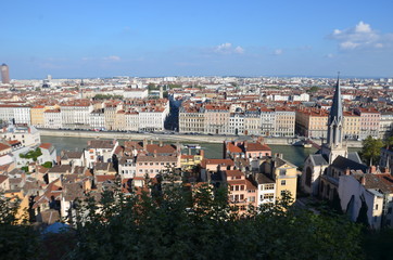 Fototapeta na wymiar Lyon, vue générale