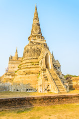Fototapeta premium Wat Phra Si Sanphet temple at ayutthaya Thailand