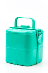 Tiffin isolated white background