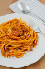 Pasta mit Tomatensauce