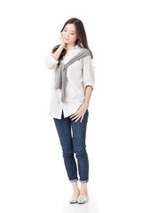 Attractive young woman of Asian