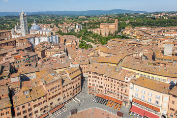 Obraz premium Siena Piazza il Campo