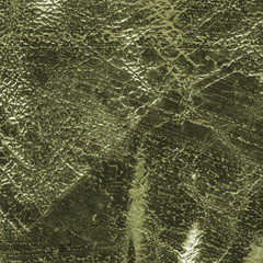 green leatherette closeup