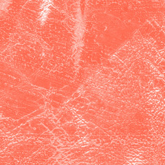 orange leatherette closeup