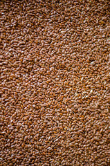 Healthy Flax seed Background