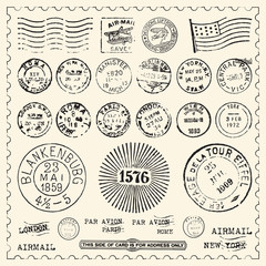 Vintage Stamps Set - 62047297