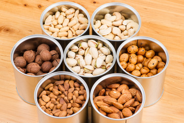 pecan, pistachios, almond, peanut, cashew,Pine nuts