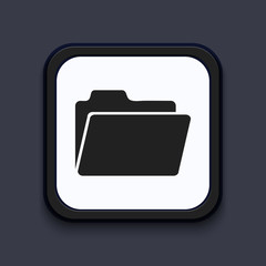 Vector creative modern square icon. Eps 10