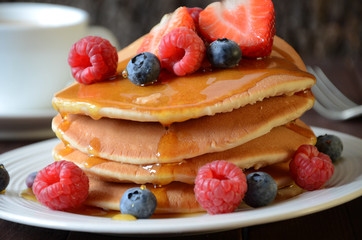 Pancakes with Fruit