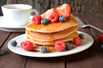 Pancakes with Fruit