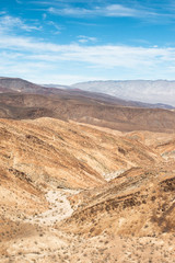 Fototapeta na wymiar Stary Toll krajobraz Droga w Dolinie Śmierci