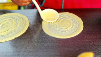 pancake snack in the market