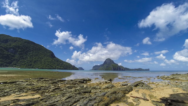 Low tide Philippines time lapse