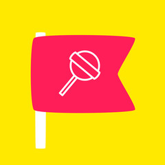 the flag of a  Lollipop.