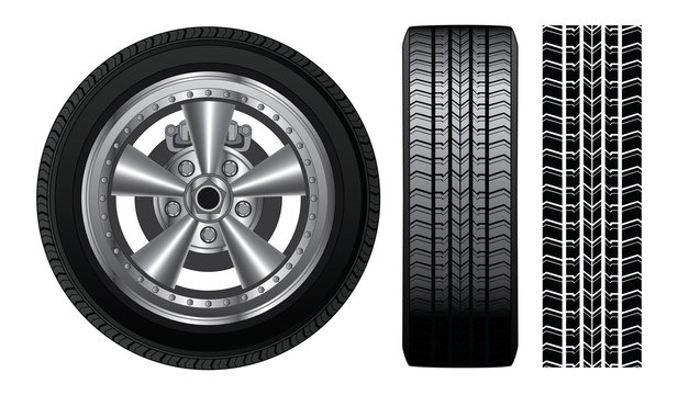 Wheel - Tire and Alloy Rim