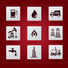 Gas and oil sign,icons,vector