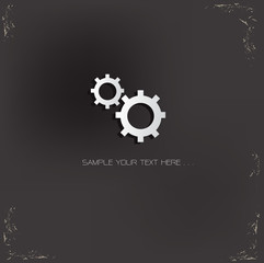 Gear Sign,vector