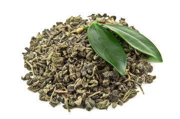 Fototapeta na wymiar heap of green tea