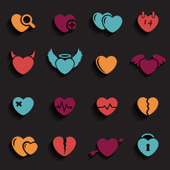 Heart Icons & Symbols.