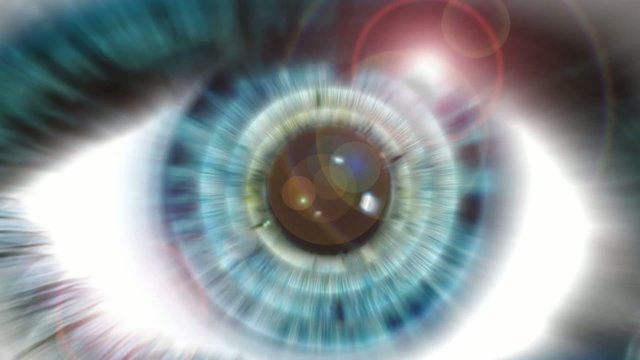 Animiertes Auge