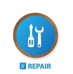 Repair sign,vector