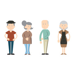 Naklejka premium personnages