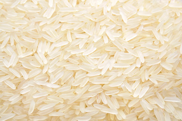 Brown rice macro close up