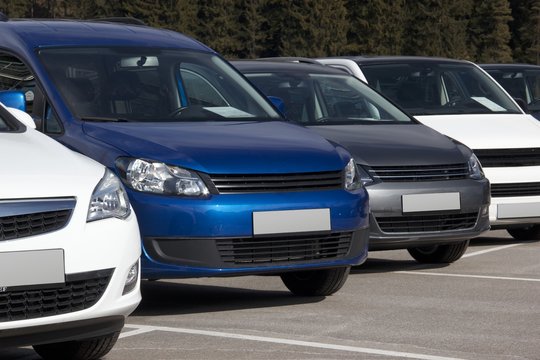 Parkende Autos